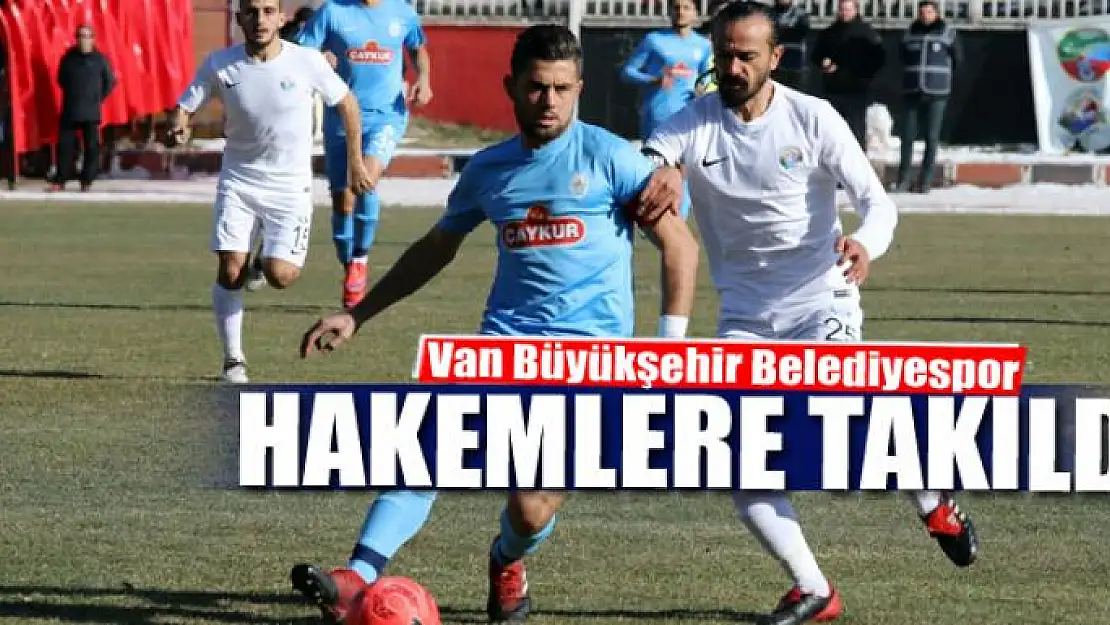 BÜYÜKŞEHİR HAKEMLERE TAKILDI