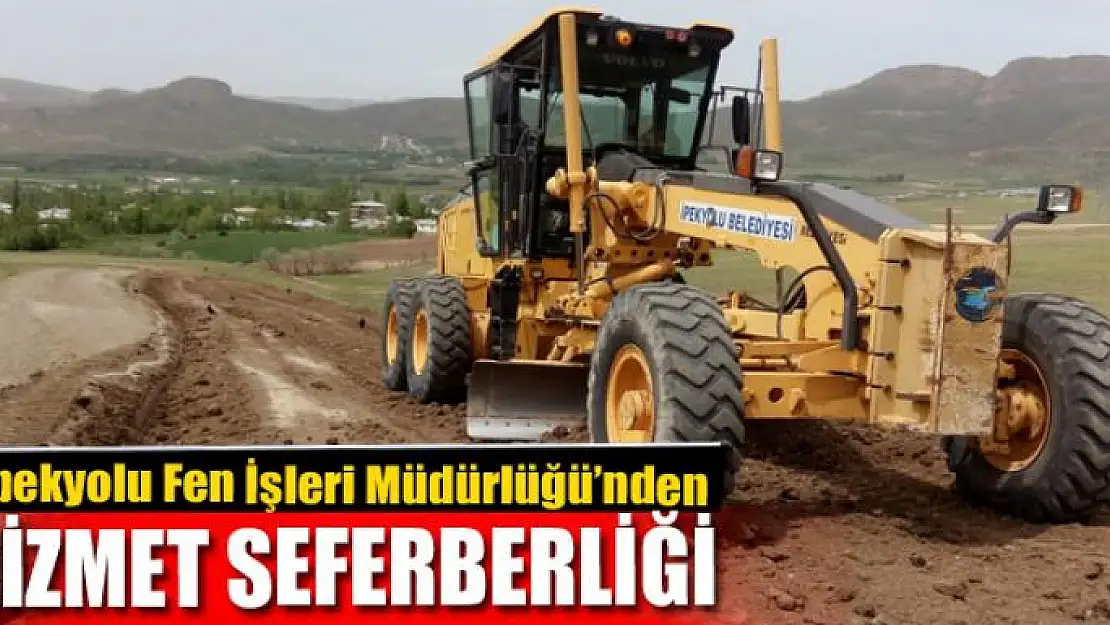 İpekyolu Fen İşleri Müdürlüğü'nden Hizmet Seferberliği