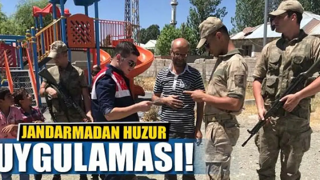 Jandarmadan huzur uygulaması