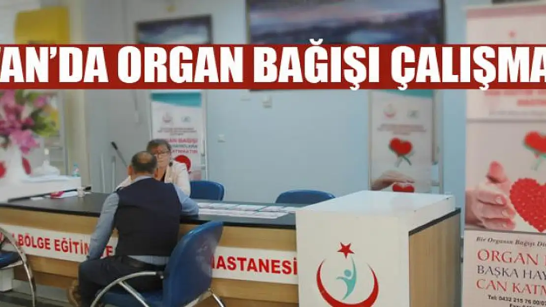 Van'da organ bağışı çalışması