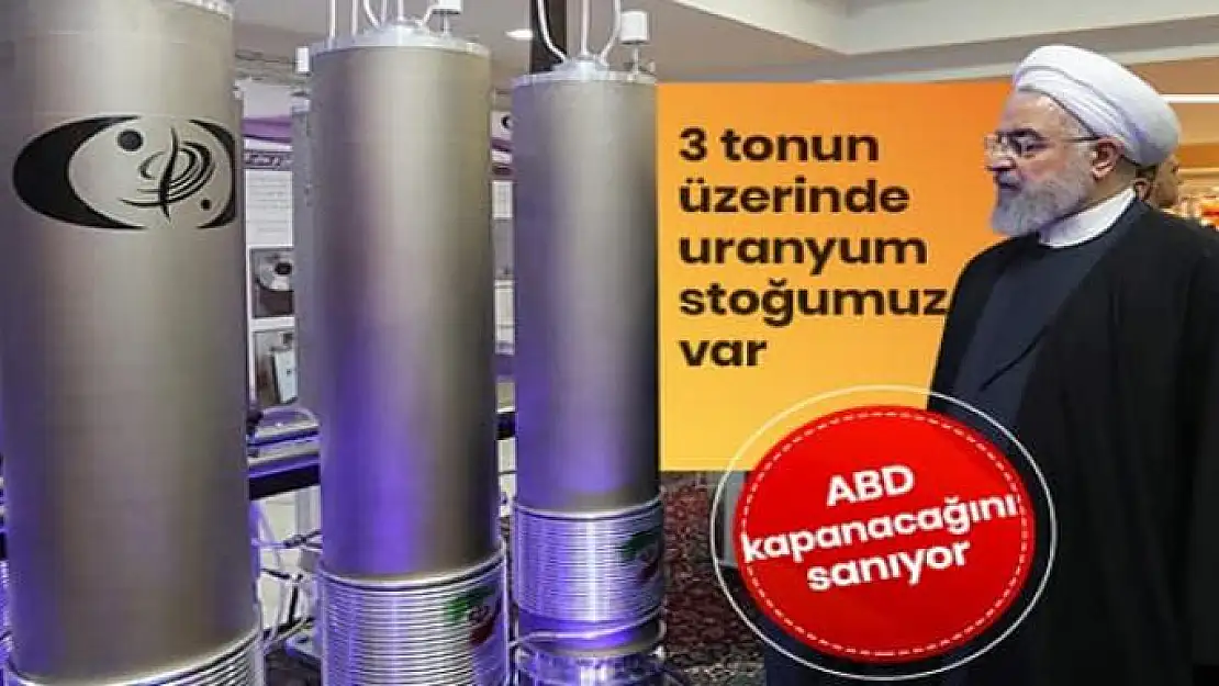 İran: 3 tonun üzerinde zenginleştirilmiş uranyum stoğumuz var