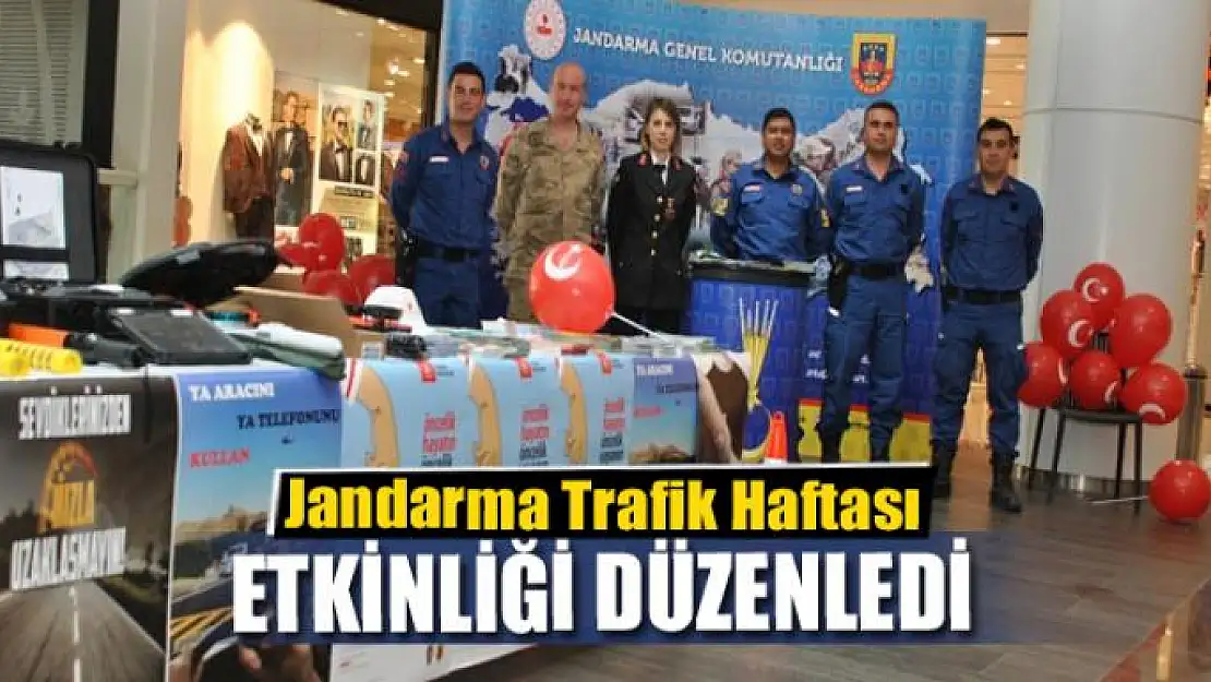 Jandarmadan Trafik Haftası etkinliği