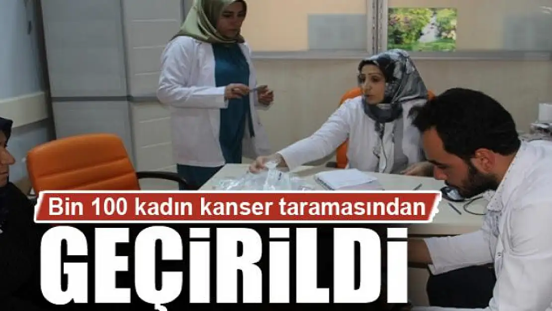 Başkale'de bin 100 kadın kanser taramasından geçirildi 