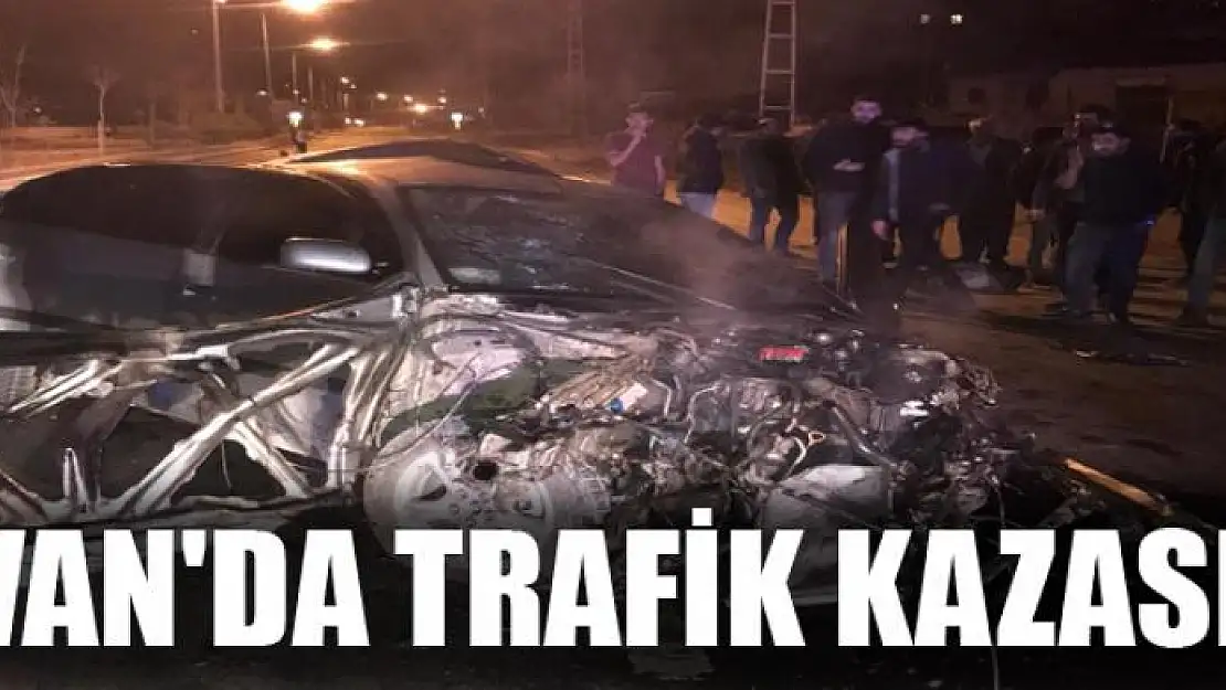 Van'da trafik kazası 2 yaralı