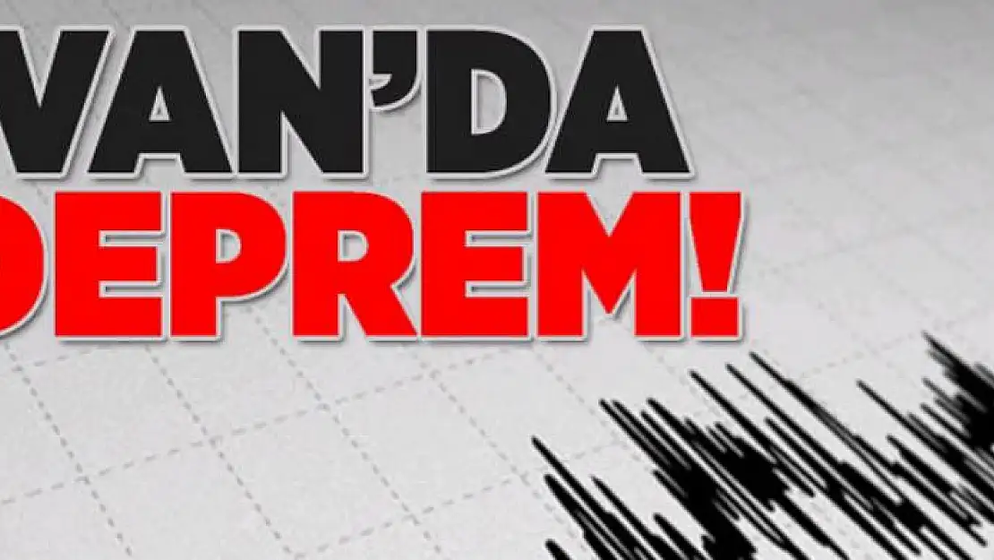 Van'da 3.6 büyüklüğünde deprem