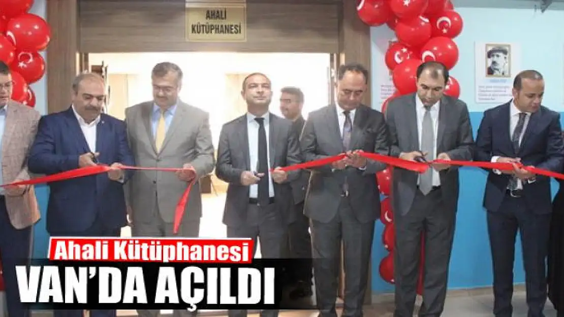 Van'da 'Ahali Kütüphanesi' açıldı