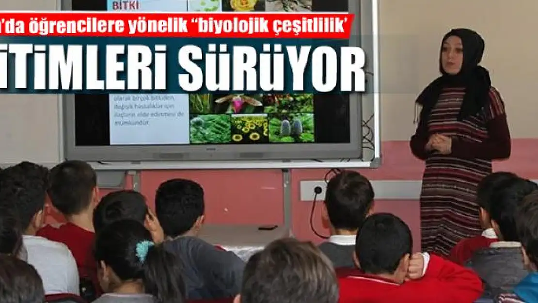 Van'da öğrencilere yönelik 'biyolojik çeşitlilik'' eğitimleri