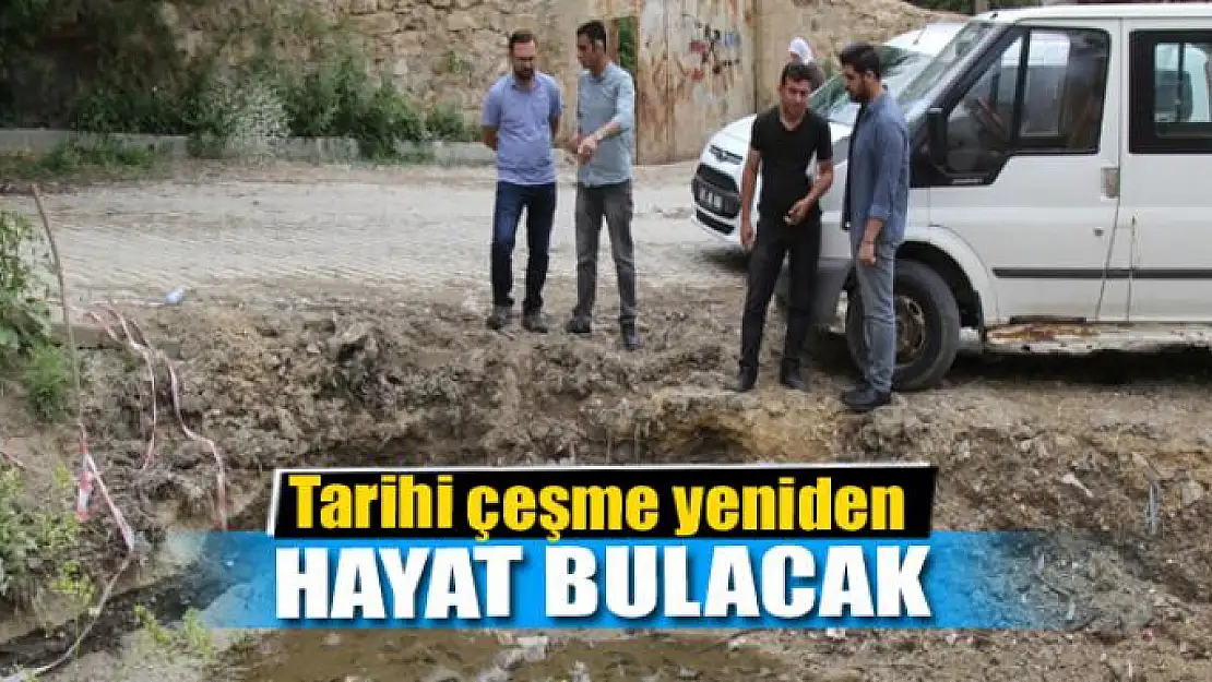 Tarihi çeşme yeniden hayat bulacak