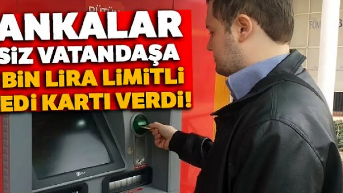 Bankalar işsiz vatandaşa 20 bin lira limitli kredi kartı verdi