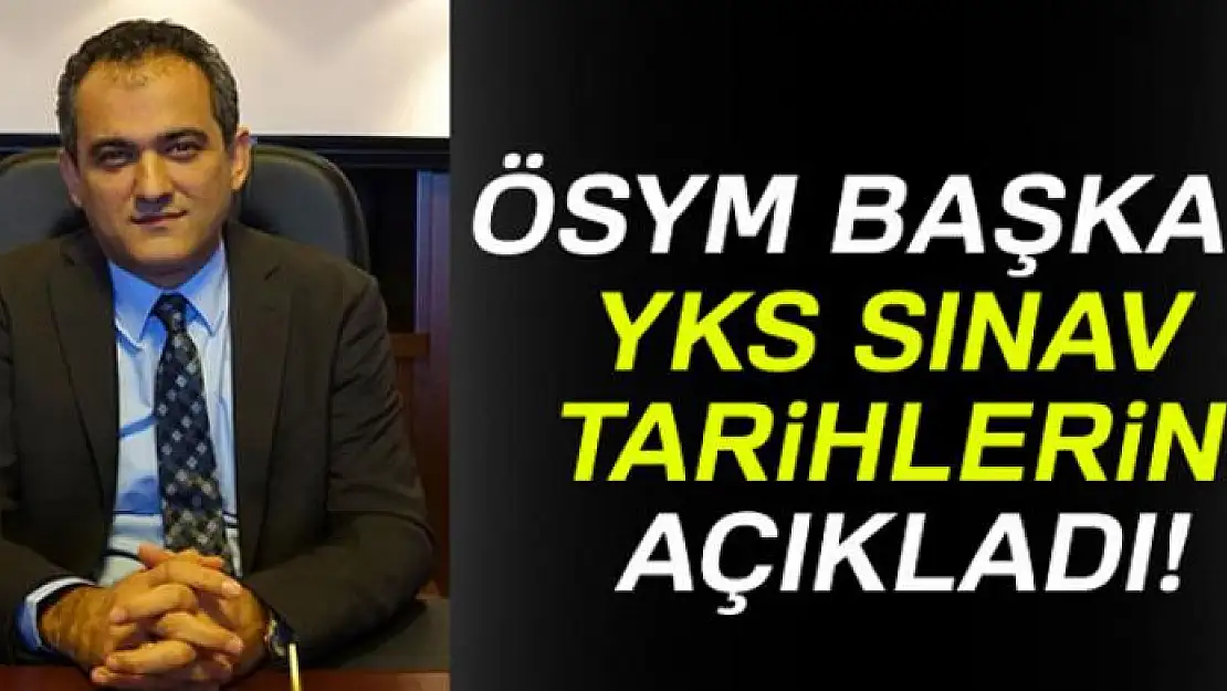 ÖSYM Başkanı Prof. Dr. Özer: 'YKS'ya başvuru Mart ayı içinde yapılacak'