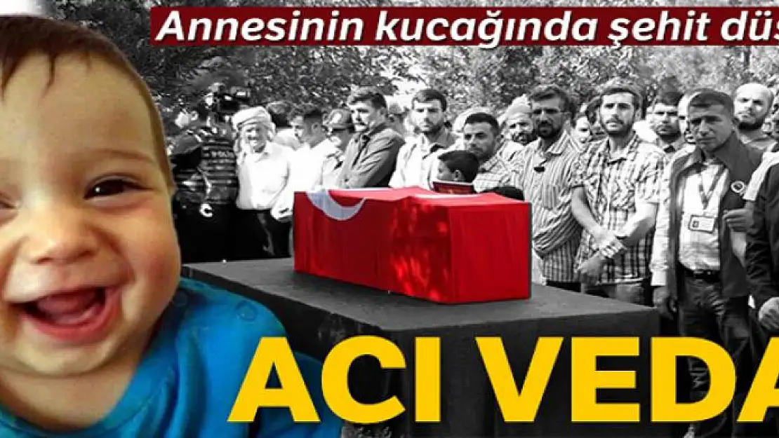 Annesinin kucağında şehit düştü