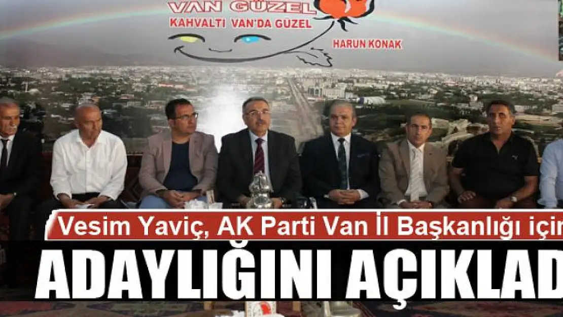 Vesim Yaviç yeniden aday olduğunu açıkladı