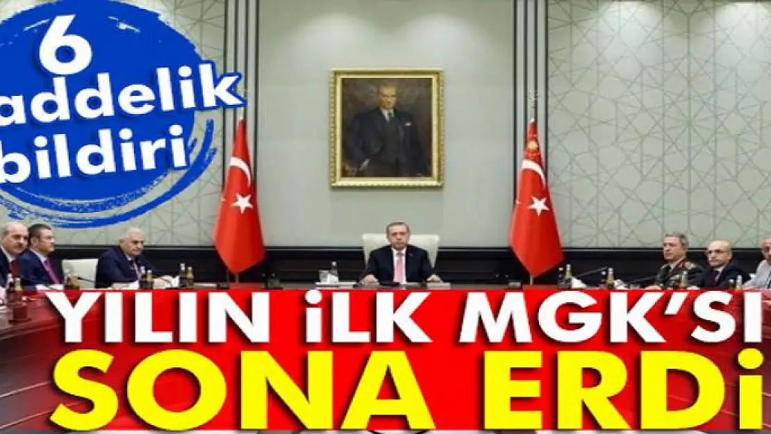 2017 yılının ilk MGK'sı tamamlandı