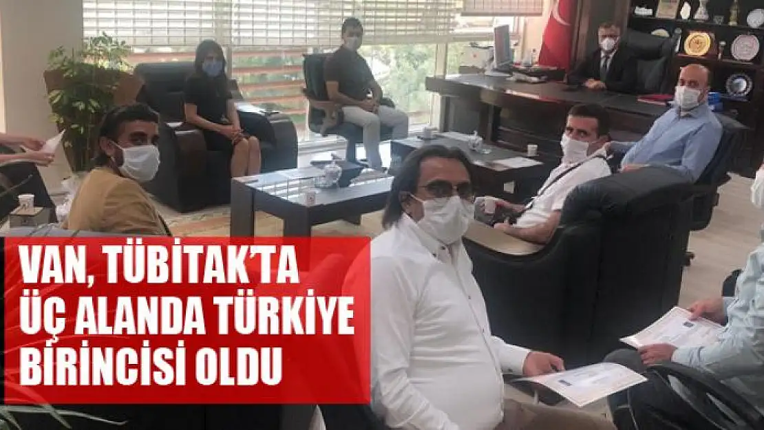 Van, TÜBİTAK'ta üç alanda Türkiye birincisi oldu