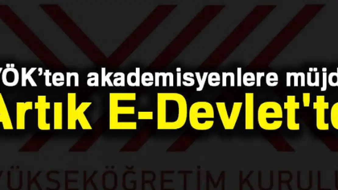 Binlerce kişiye müjdeli haber! Artık E-Devlet'te