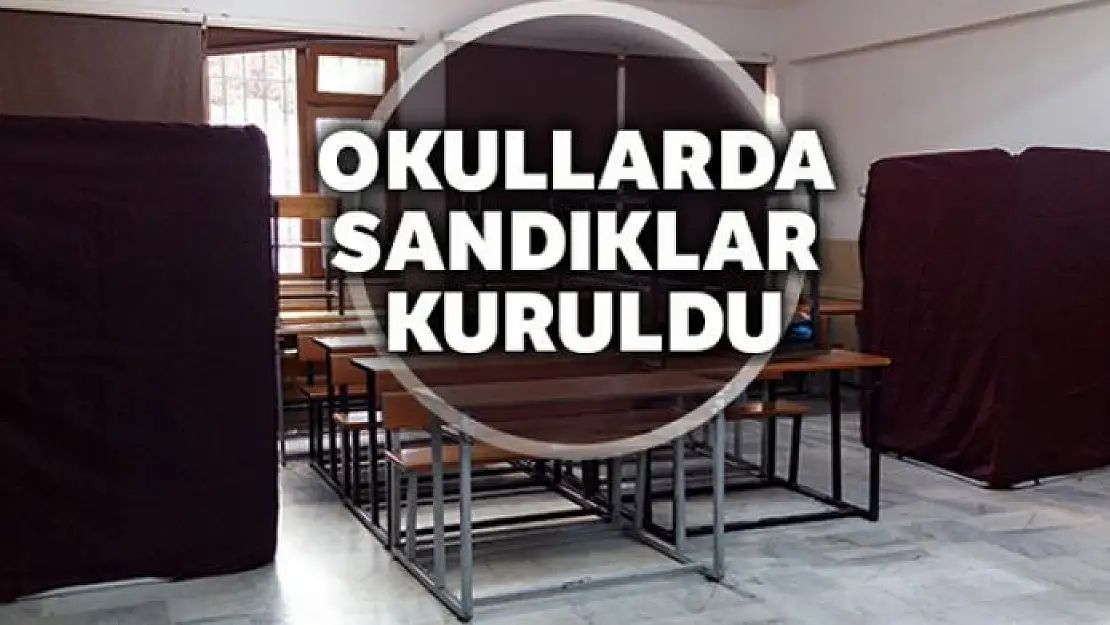 Okullarda seçim hazırlıkları başladı