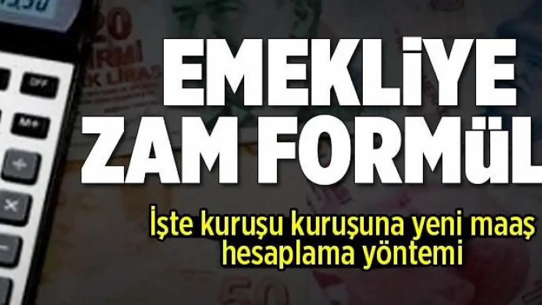 Emekliye maaş hesaplama formülü  