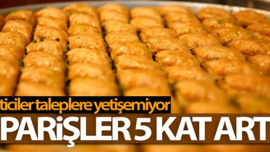 Baklava siparişleri rekor kırdı, üreticiler taleplere yetişemiyor