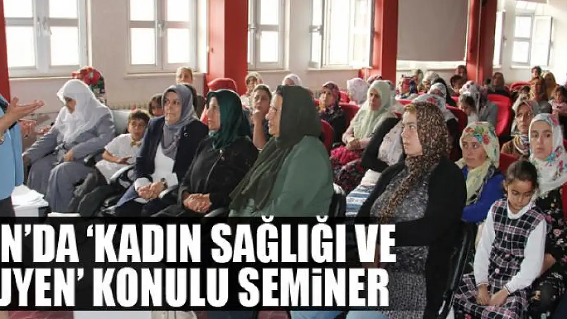 Van'da 'Kadın Sağlığı ve Hijyen' konulu seminer