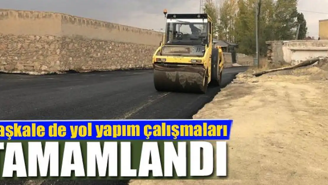 Başkale de yol yapım çalışmaları