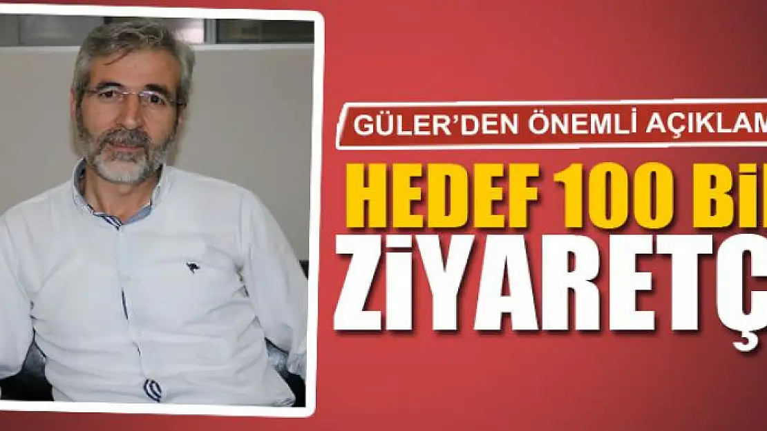 Güler: 'Hedefimiz 100 bin ziyaretçi'