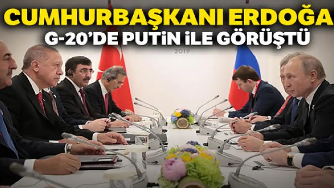 Cumhurbaşkanı Erdoğan, Putin ile görüştü