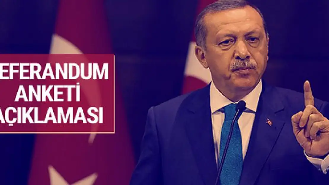 Cumhurbaşkanı Erdoğan'dan flaş anket cevabı!