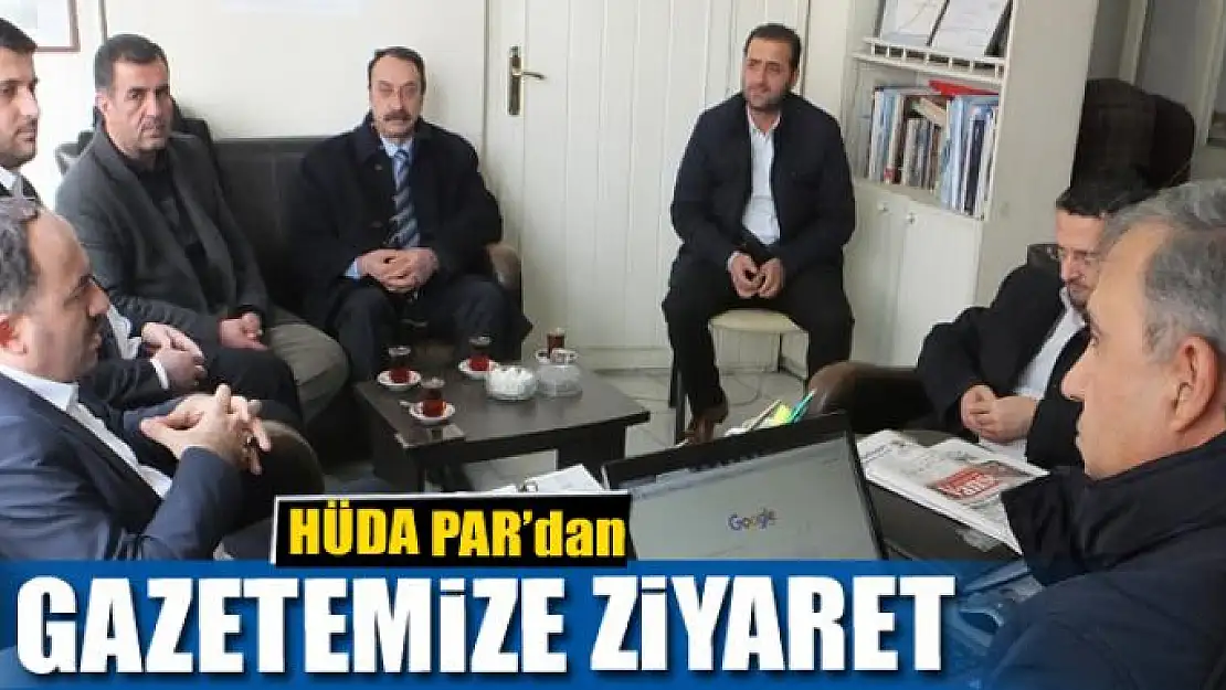 HÜDA PAR'dan gazetemize ziyaret