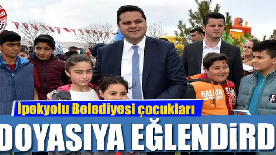 İpekyolu Belediyesi çocukları doyasıya eğlendirdi