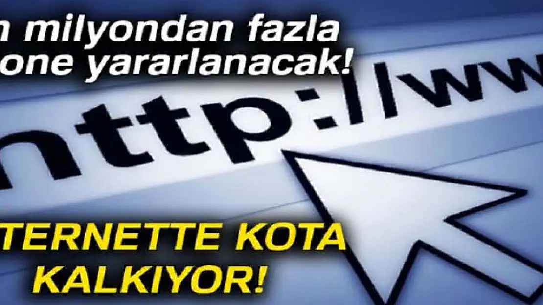 On milyondan fazla aboneye bir gecede limitsiz internet