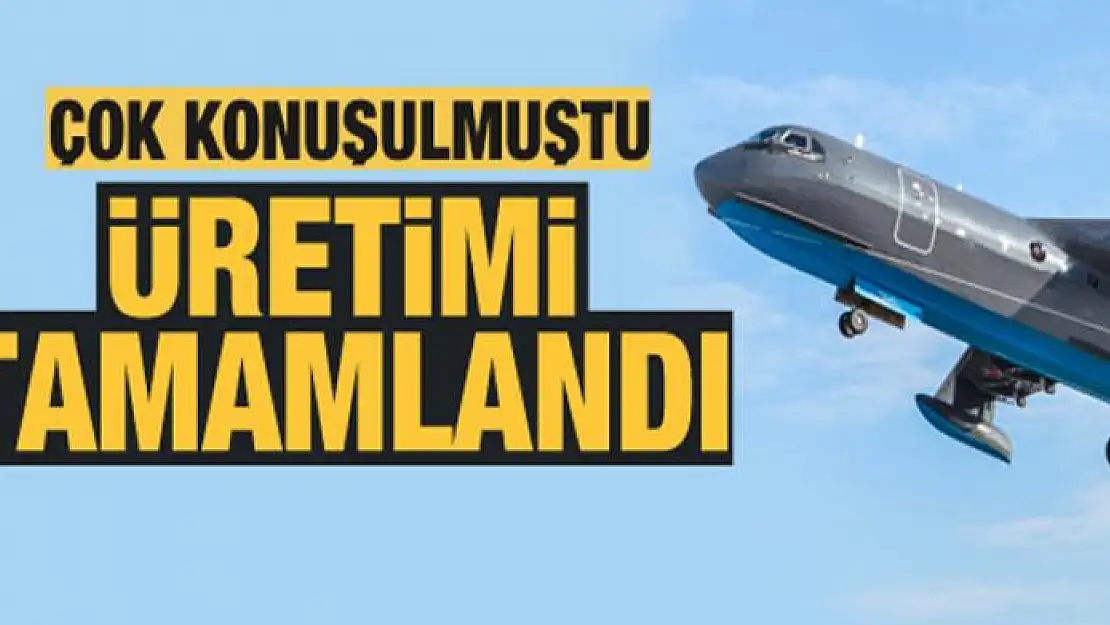 Rusya'nın çok konuşulan uçağının üretimi tamamlandı