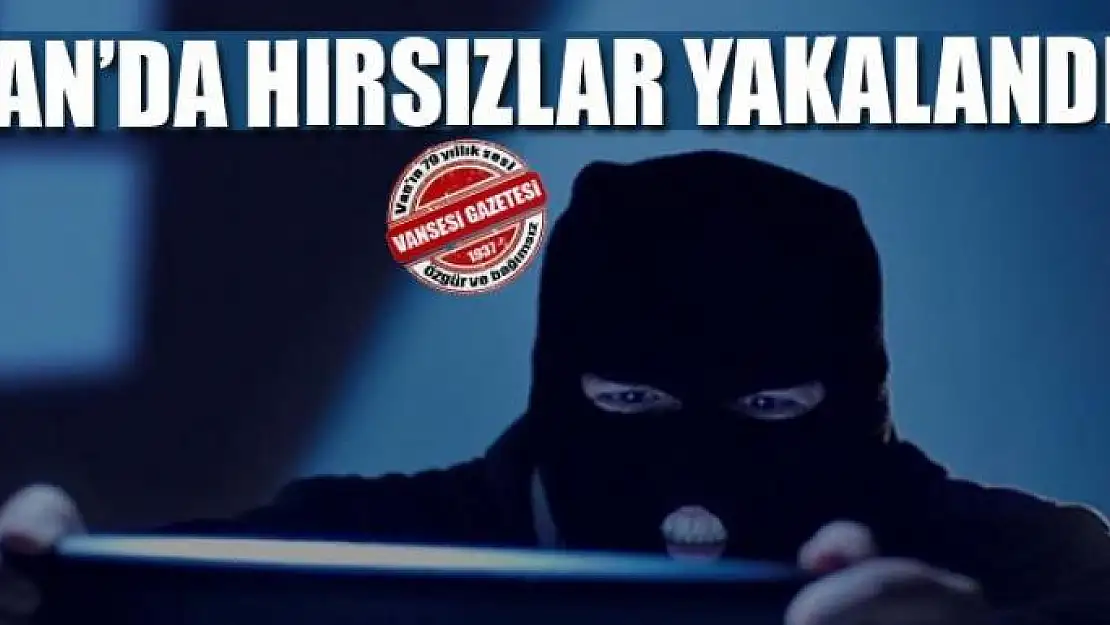 Van'da hırsızlar yakalandı