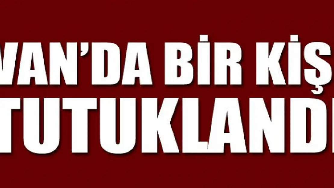 Terör örgütünün adını kullanarak tehditte bulunan şahıs tutuklandı