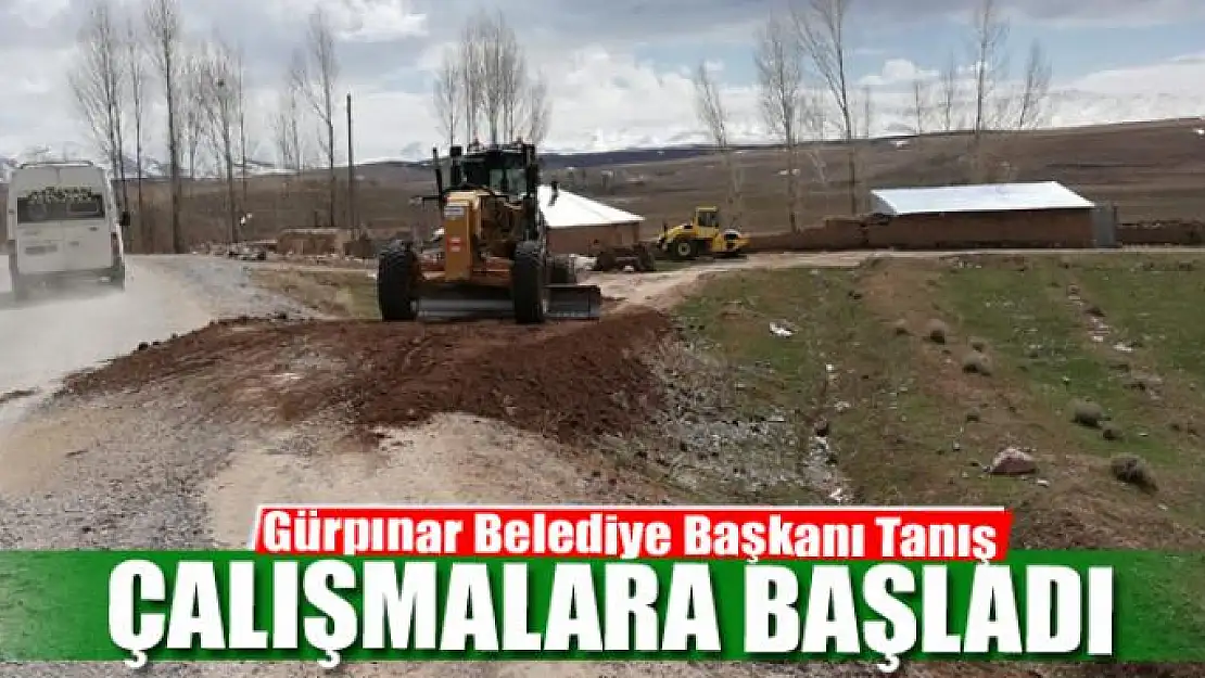 Başkan Tanış çalışmalara başladı