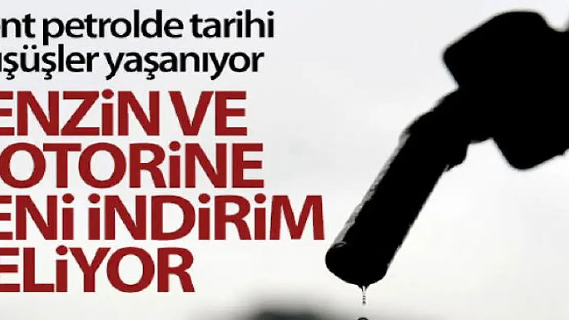 Benzin ve motorine indirim geliyor