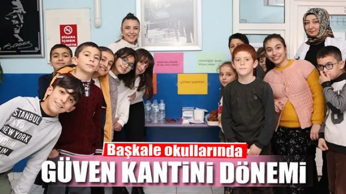 Başkale okullarında Güven Kantini dönemi