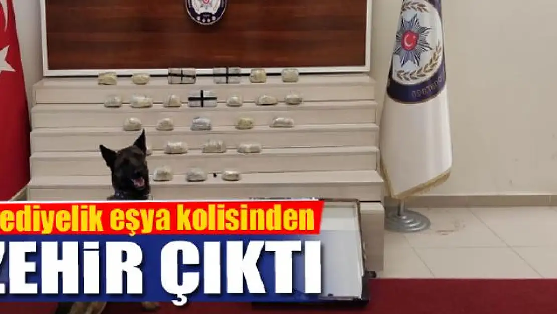 Hediyelik eşya kolisinden zehir çıktı