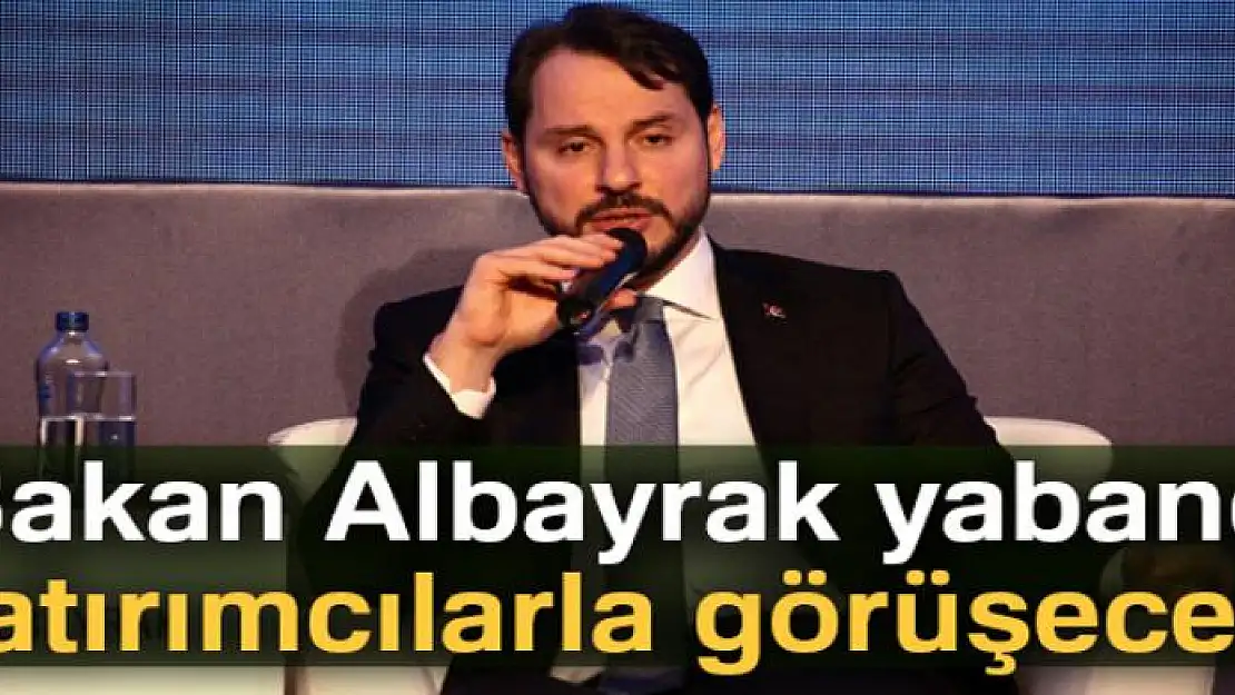 Bakan Albayrak perşembe günü yabancı yatırımcılar ile görüşecek!