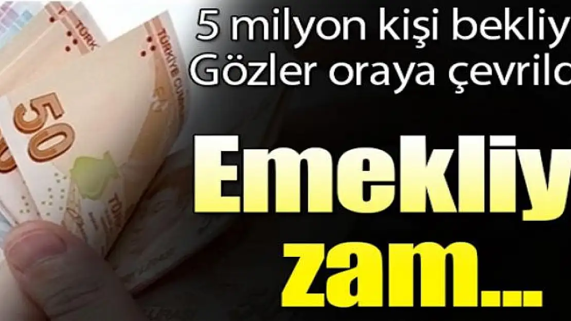 Emekliye 355 lira intibak zammı için gözler Meclis'te...