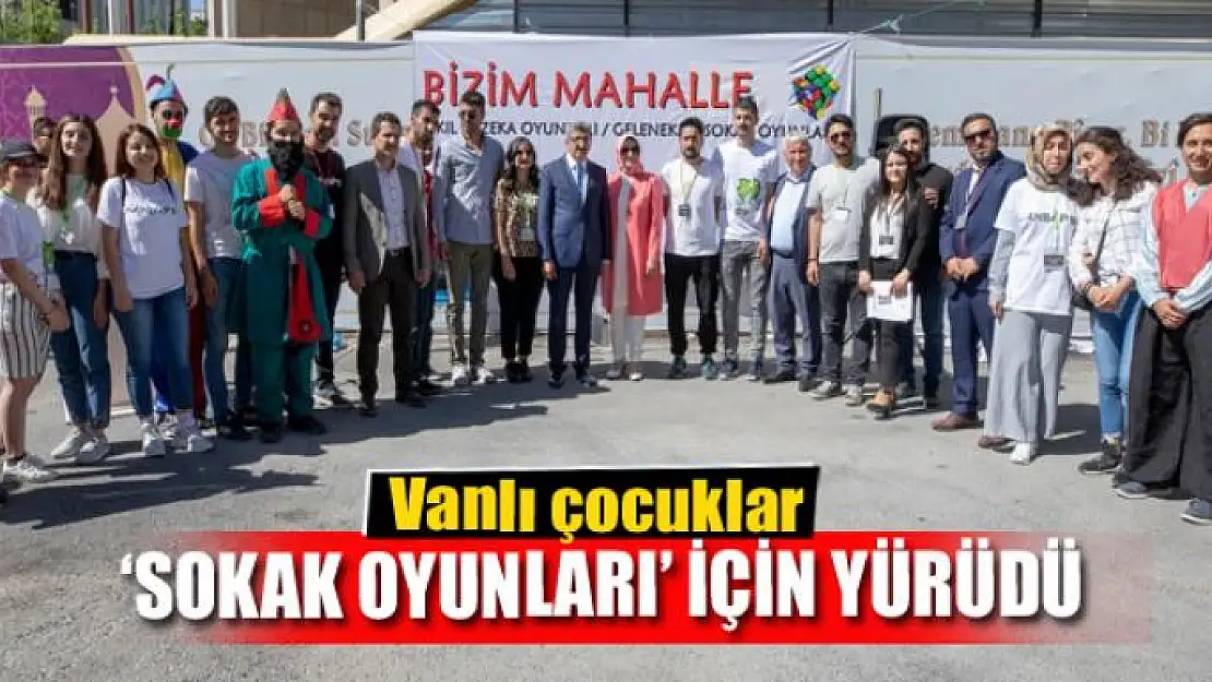 Vanlı çocuklar 'sokak oyunları' için yürüdü