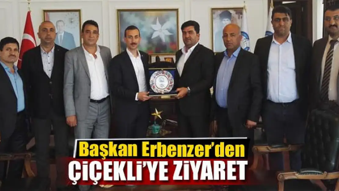 Başkan Erbenzer'den Çiçekli'ye ziyaret 