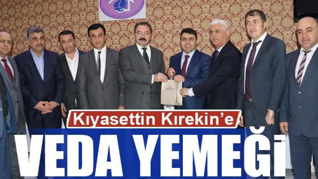 Kırekin'e veda yemeği 