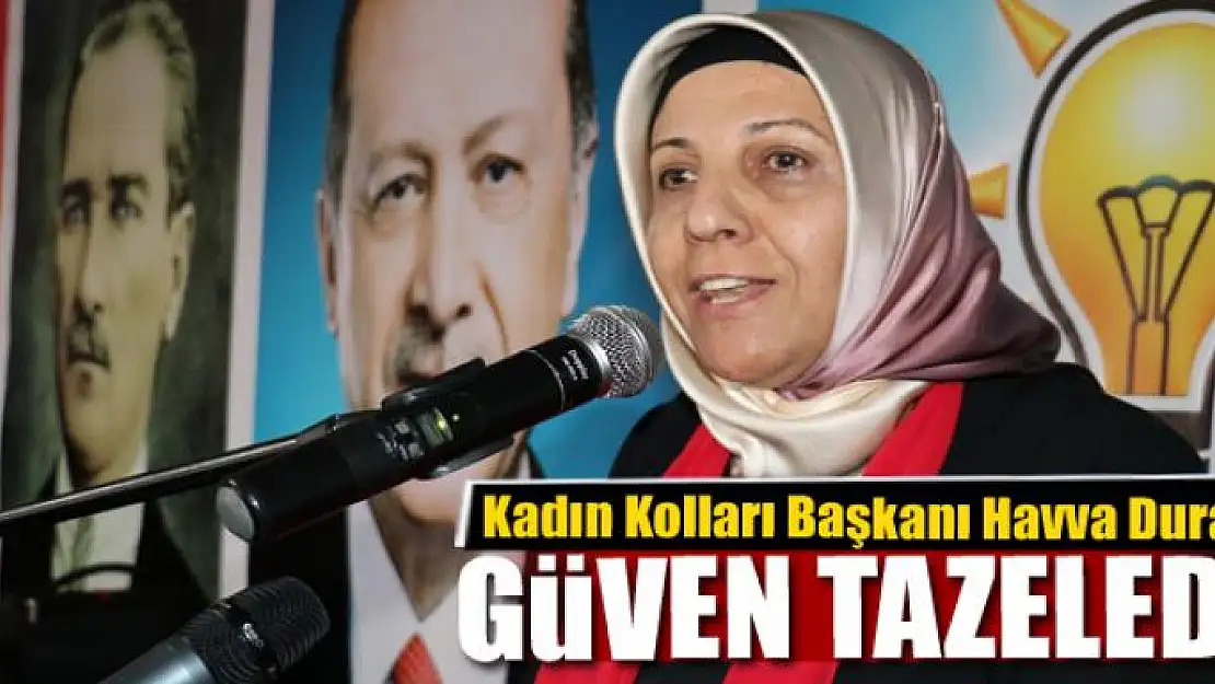 Başkan Duran güven tazeledi 