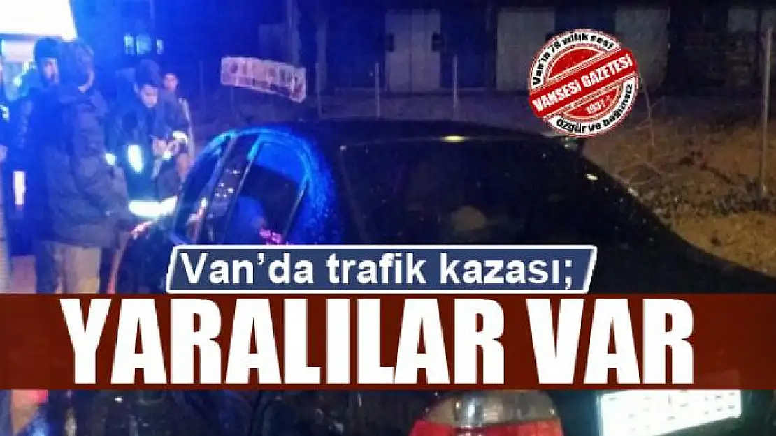 Van'da trafik kazası