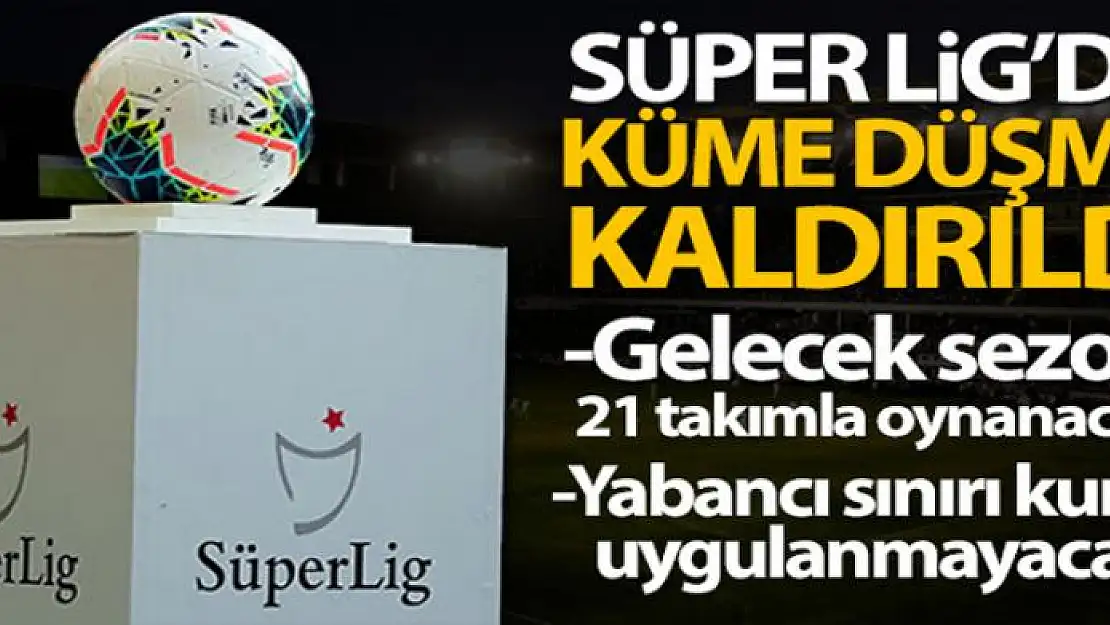 Nihat Özdemir: 'Süper Lig, TFF 1, 2 ve 3. Lig'de düşme olmayacak'