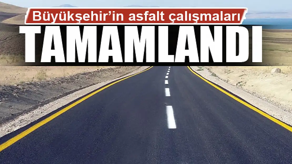 Van Büyükşehir Belediyesinden yol asfaltlama çalışması