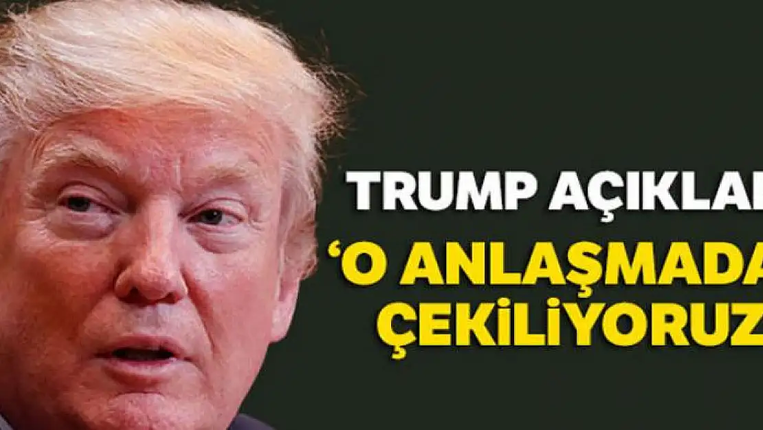 Trump, ABD'nin Uluslararası Silah Ticareti Anlaşması'ndan çekileceğini duyurdu