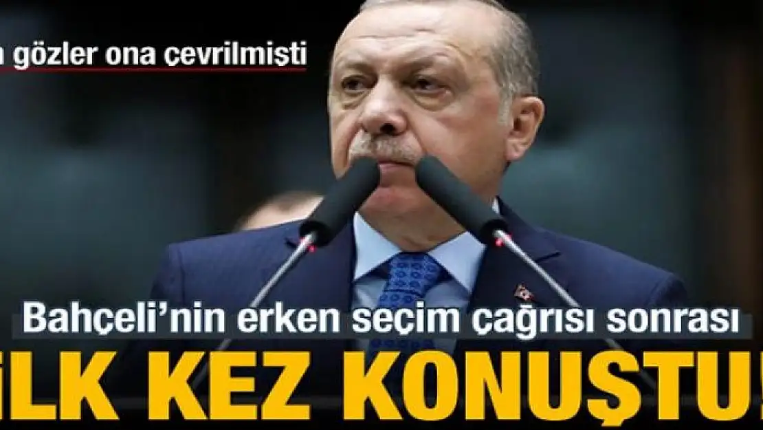 Bahçeli'nin teklifine Erdoğan'dan ilk cevap!