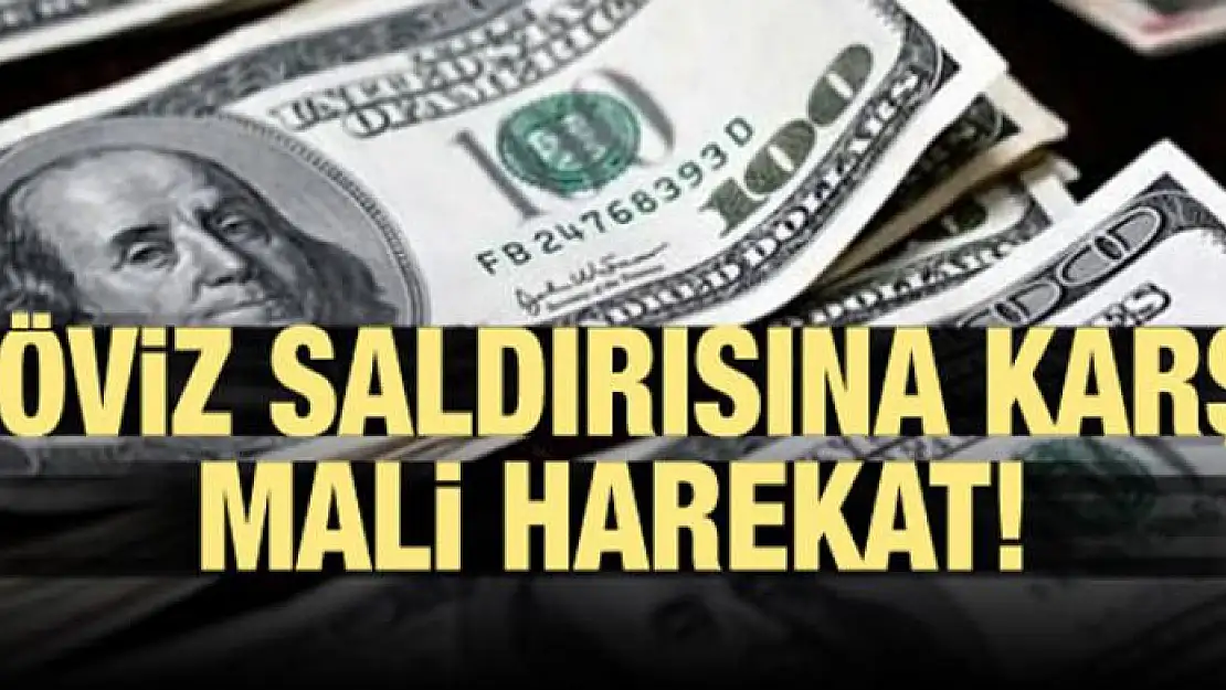 Döviz saldırısına karşı mali harekât