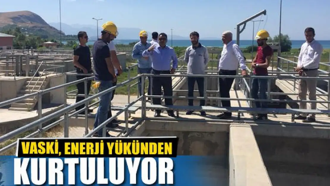 VASKİ, ENERJİ YÜKÜNDEN KURTULUYOR